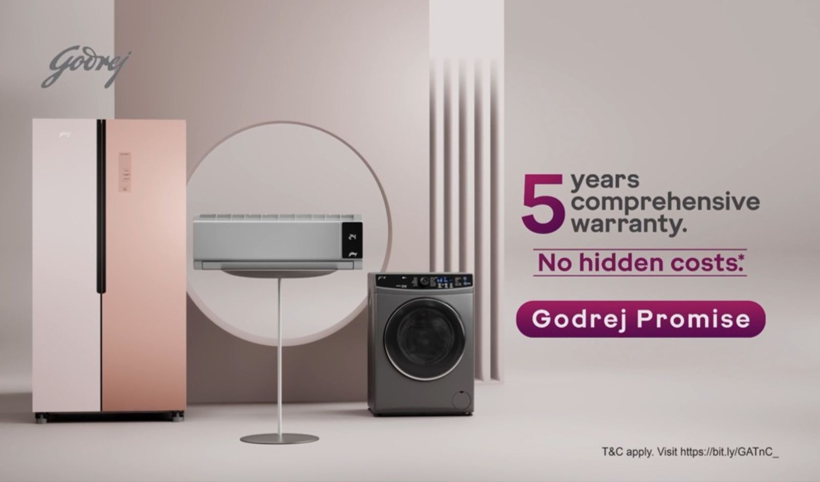 Godrej Appliances Launches TV Campaign Highlighting Five Year